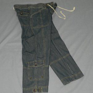 Jones New York Denim Cargo Pants